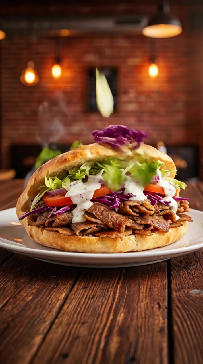 Döner mit Sauce