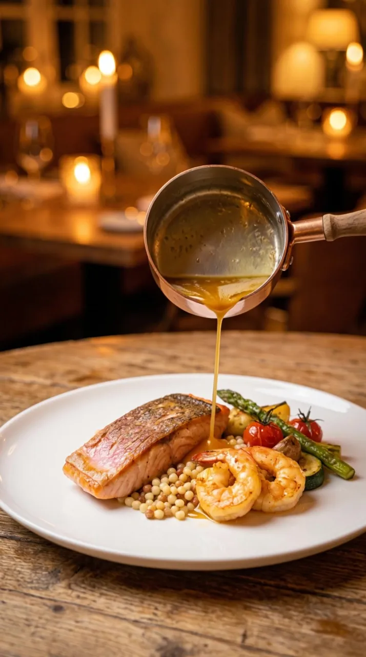 Fisch mit Sauce